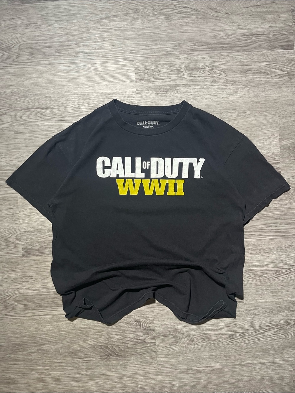 Vintage Call of Duty Activision WWll graphic gamer t-shirt mens large